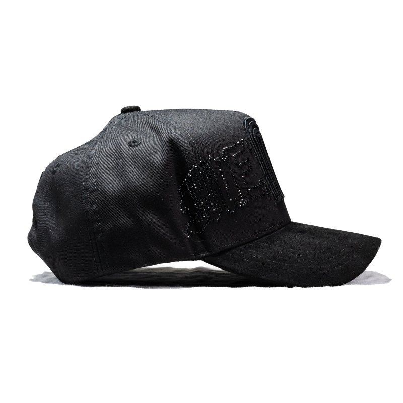 Total Black 'M' Emblem Cap