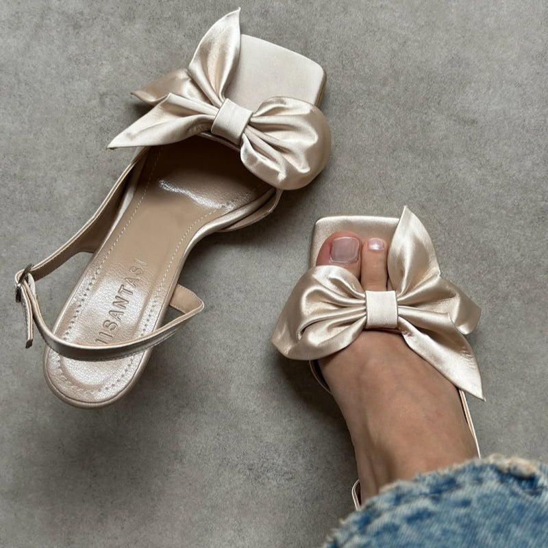 Satin Ballet Sandals