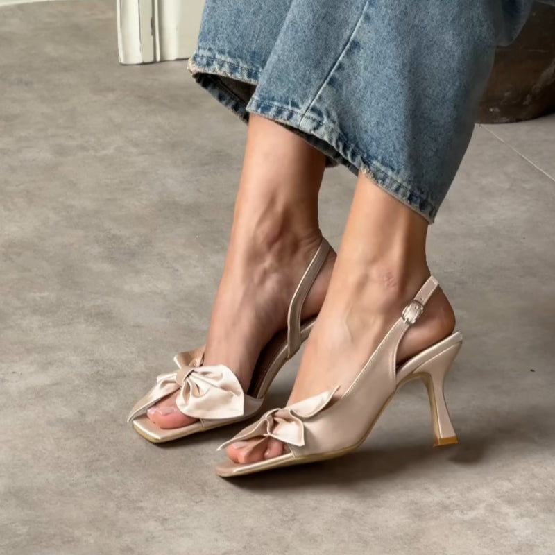 Satin Ballet Sandals