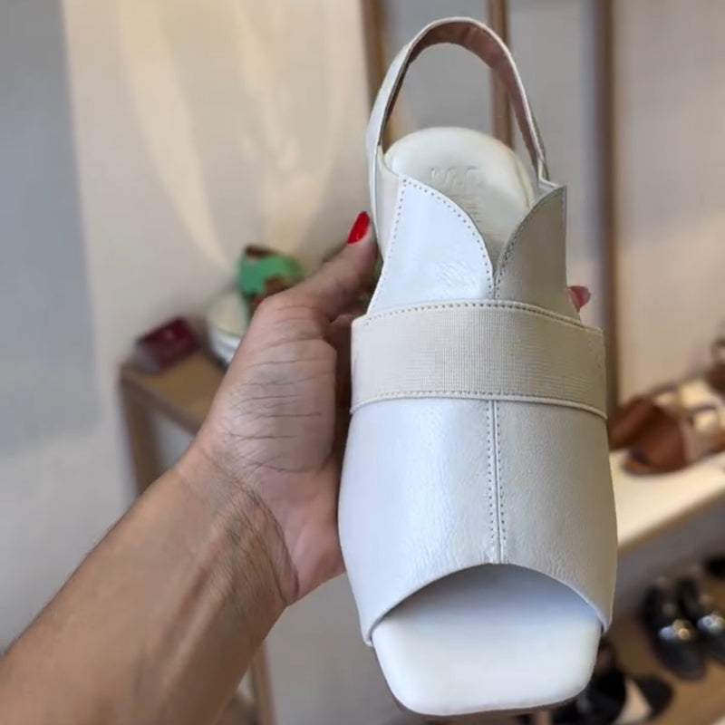 Square Toe Seamus Flat Sandals