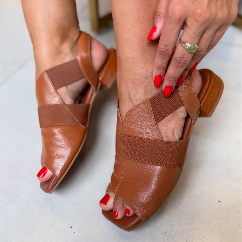 Square Toe Seamus Flat Sandals