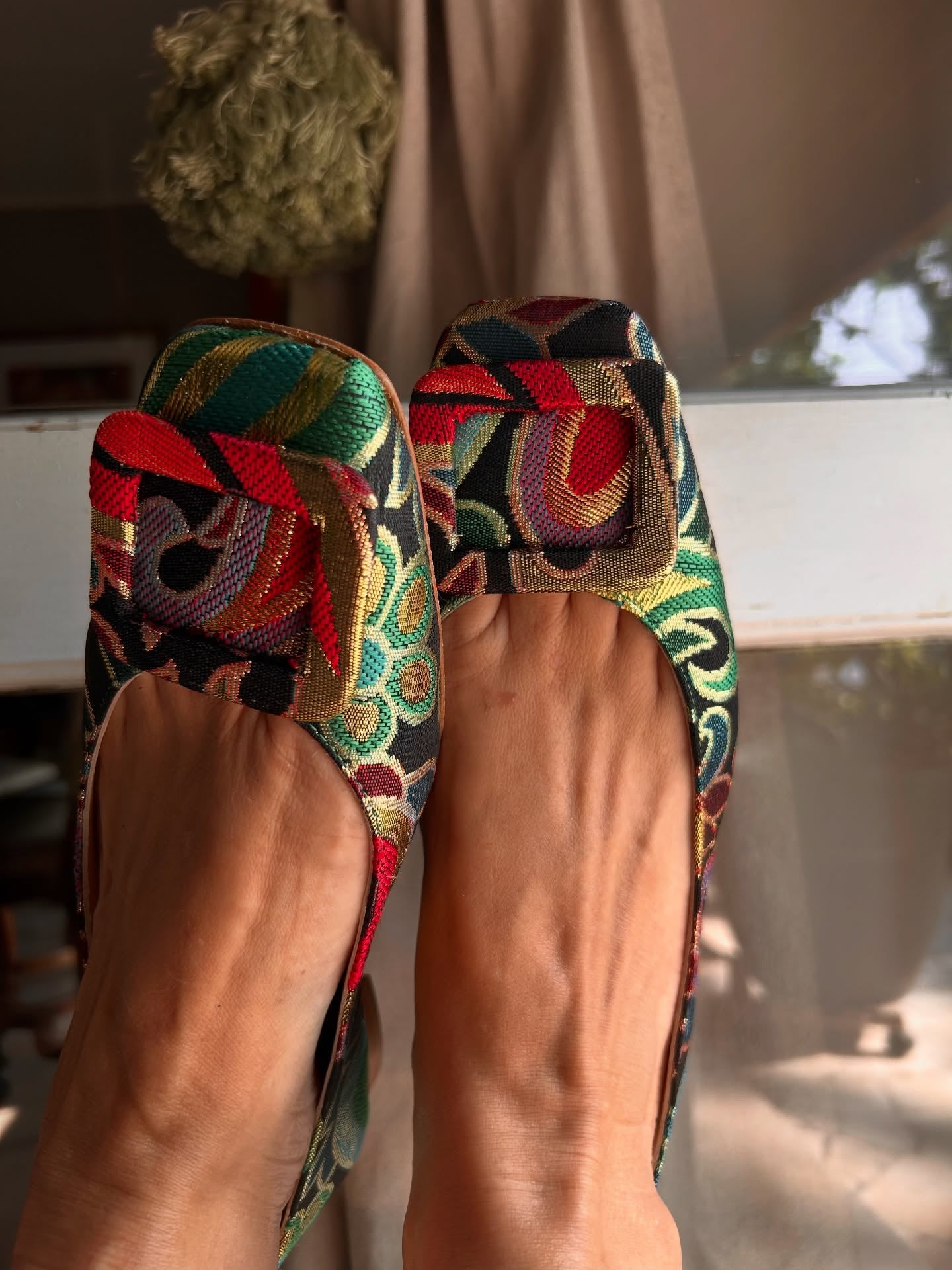 ⏰Last Day Promotion $10 OFF)Brocade Patterned Ballet Shoes