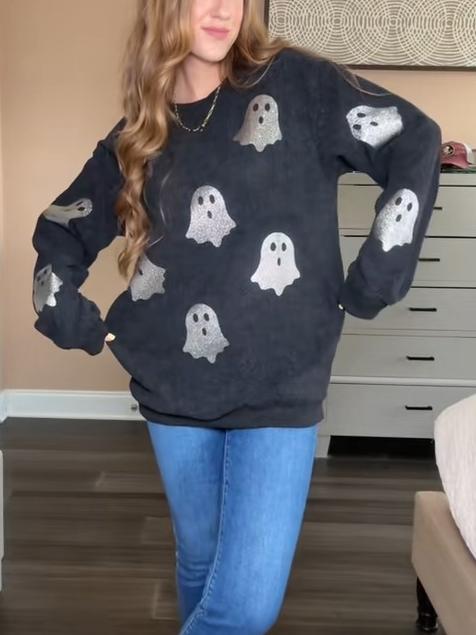 Glitter Ghost Top