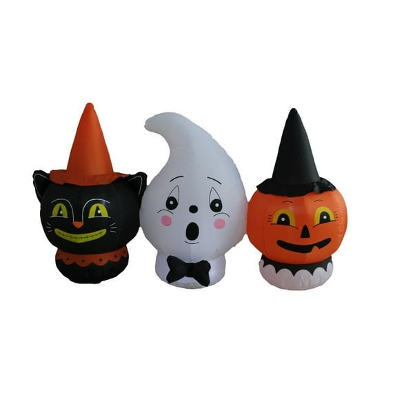 Vintage Trio Airblown Yard Inflatable