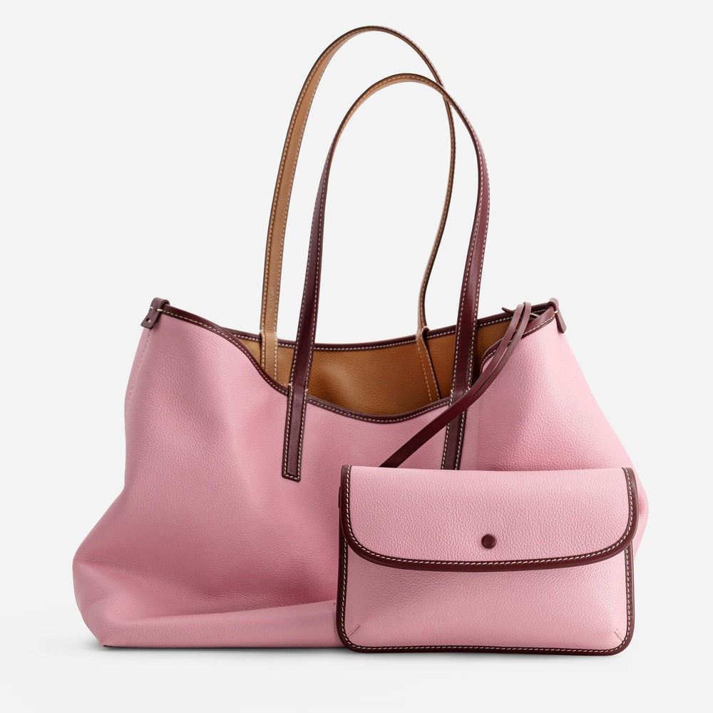 Tan & Pink Tote