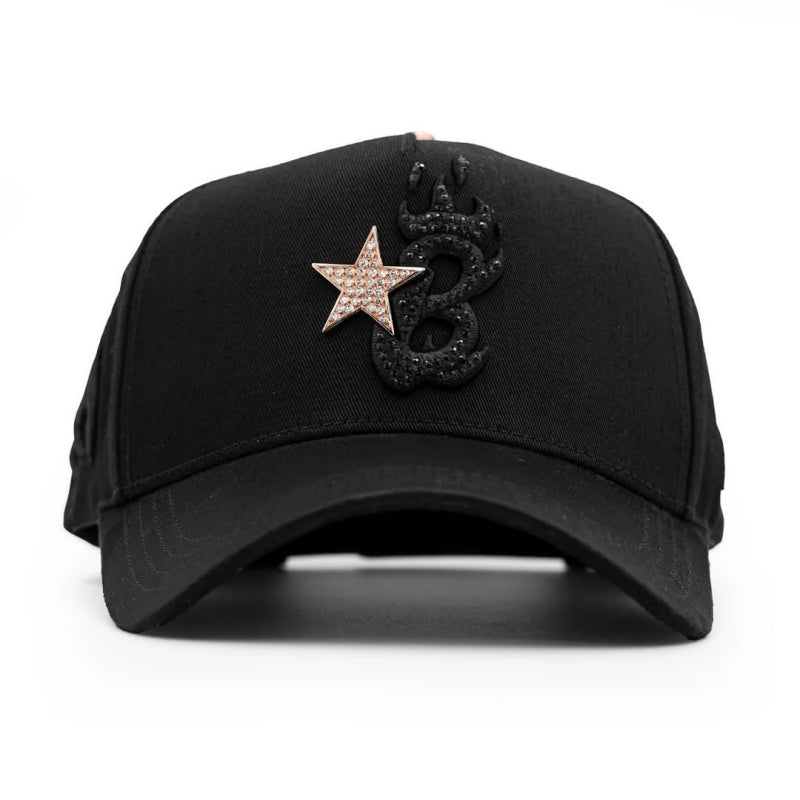 The B Star Rose Gold Beards Cap
