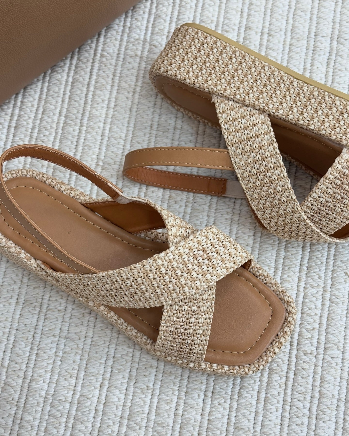 Vintage Straw Sandals