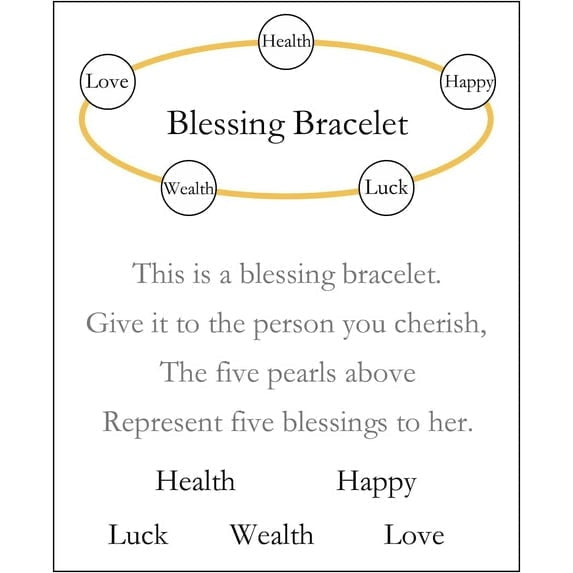Crystal Pearl Blessing Bracelet