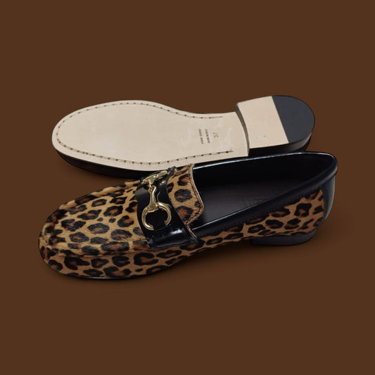 New Animal Print Horsehide Loafers