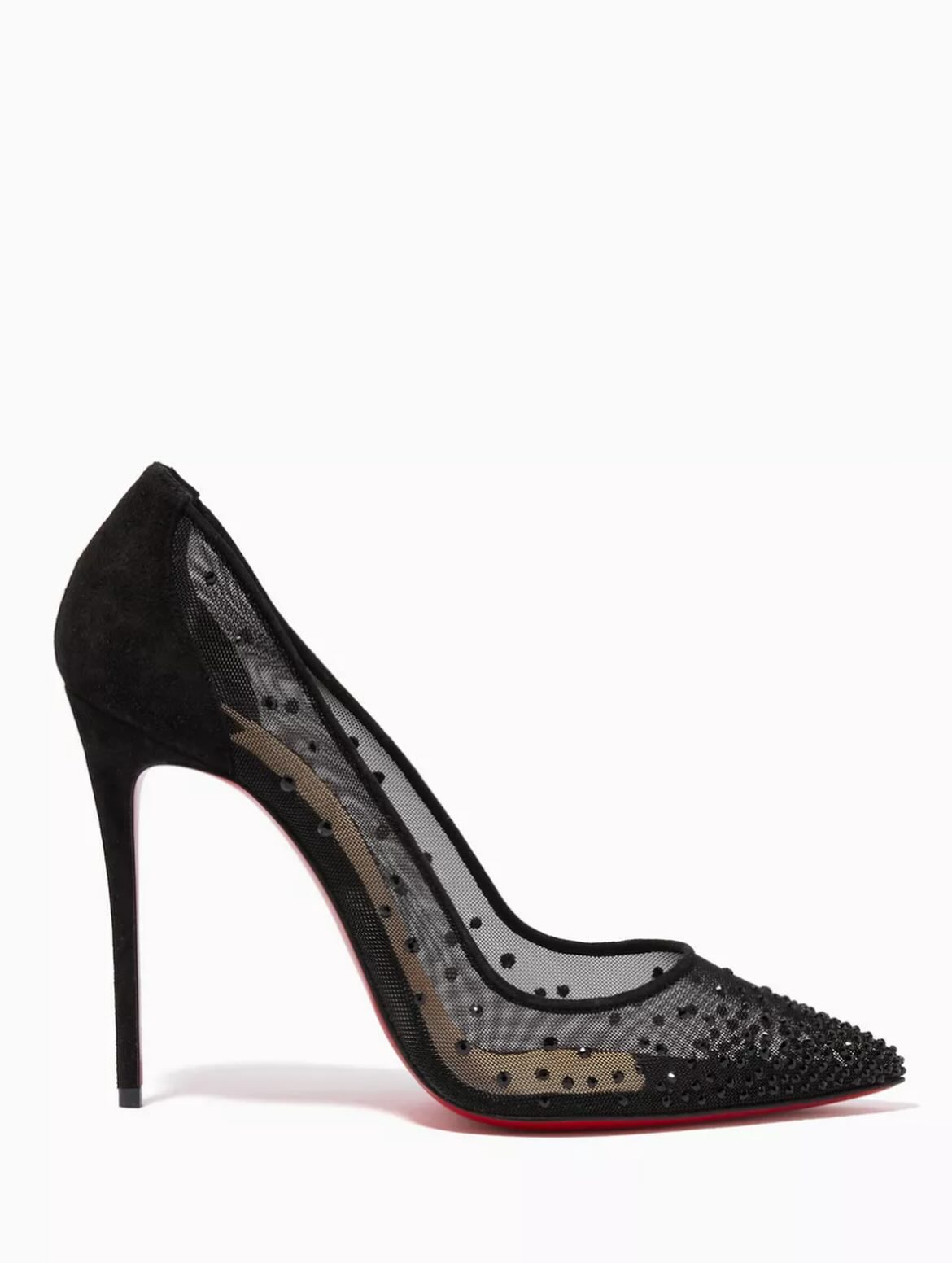 Red-soled Lace High Heels