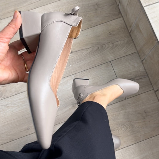 Coarse Heeled Shoes