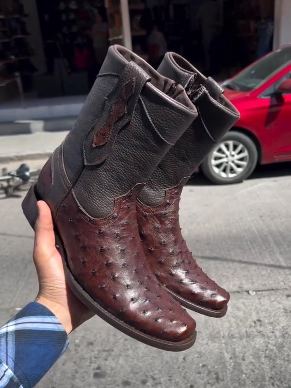 Handmade Ostrich Boots