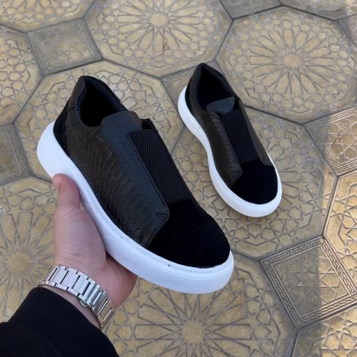 Casual Leather Slip-on Sneaker For Men