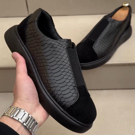 Casual Leather Slip-on Sneaker For Men