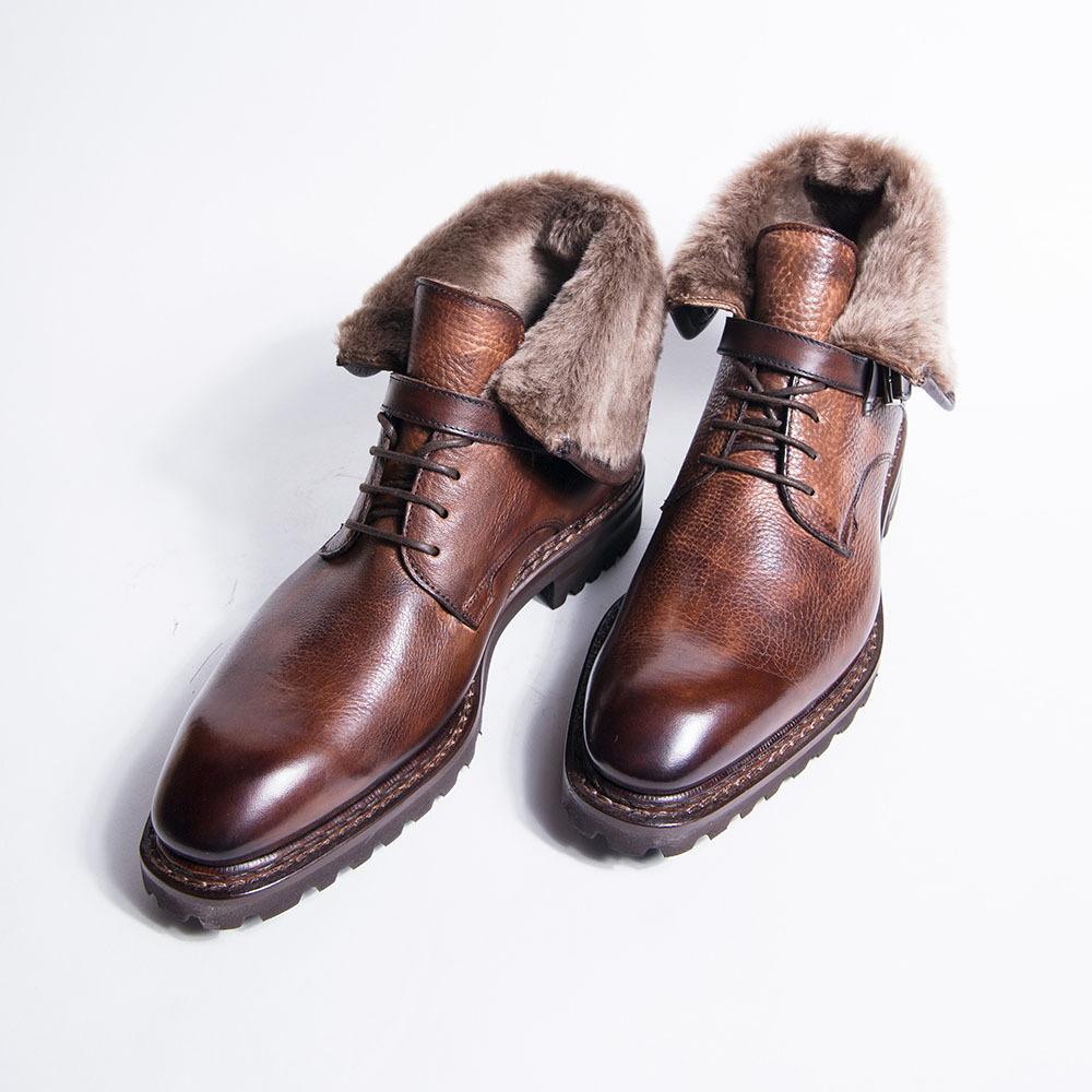 Handcrafted Padded Leather Boots